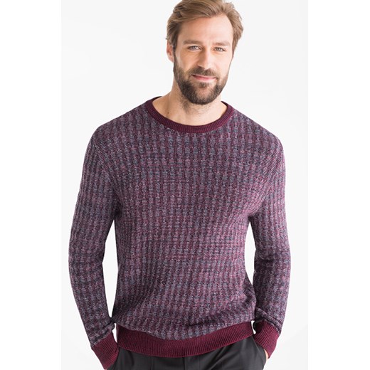 Westbury sweter męski fioletowy 