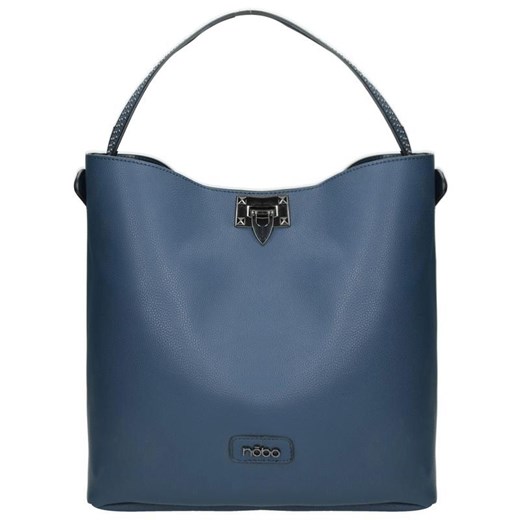 Shopper bag Nobo casual niebieska 