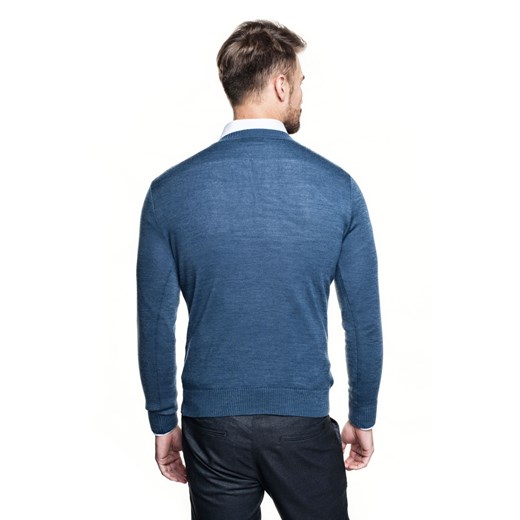 sweter roger półgolf niebieski Recman  XL 
