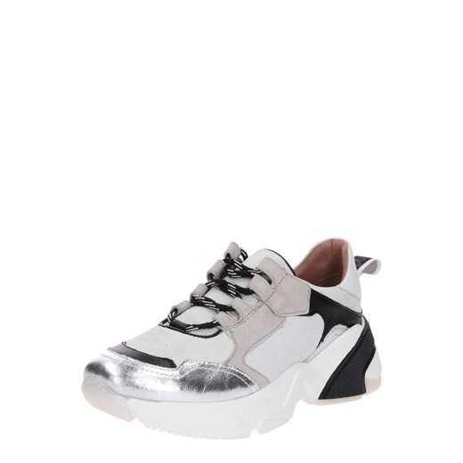 Sneakersy damskie Mjus młodzieżowe sznurowane bez wzorów skórzane