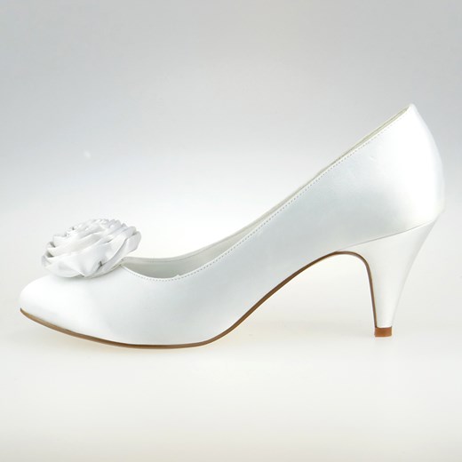 Czółenka Wedding Shoes By Code bez zapięcia bez wzorów 