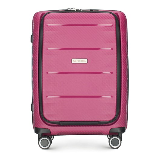 Różowa walizka Wittchen damska 