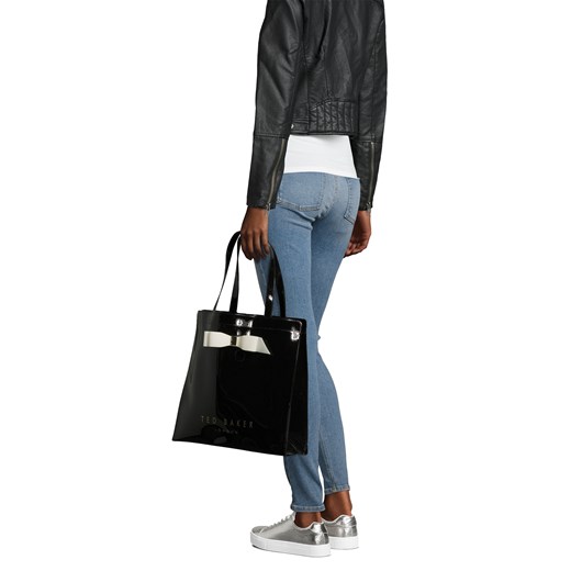 Shopper bag Ted Baker elegancka lakierowana
