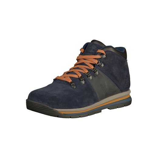 Niebieskie buty trekkingowe męskie Timberland sznurowane ze skóry 
