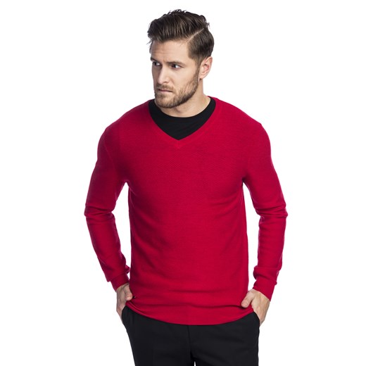 Sweter męski czerwony Giacomo Conti 