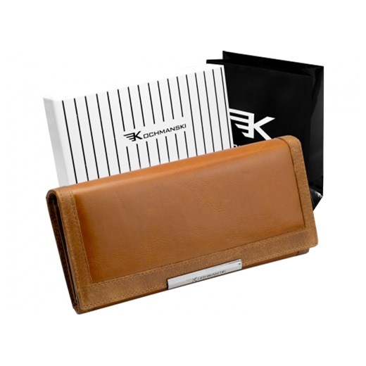Kochmanski Studio Kreacji® portfel damski brązowy elegancki 