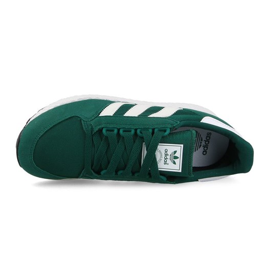 Adidas Originals buty sportowe damskie sneakersy młodzieżowe sznurowane zielone płaskie zamszowe 