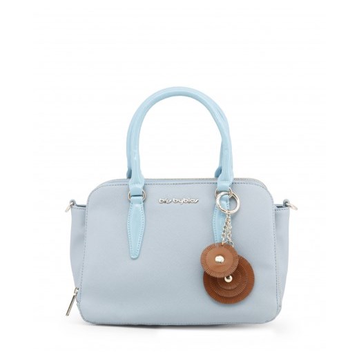 Shopper bag Blu Byblos z breloczkiem 