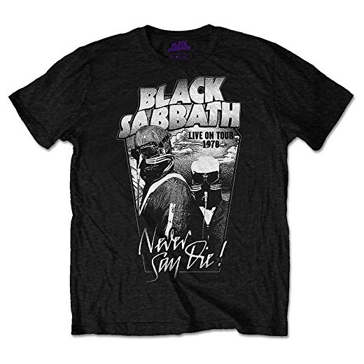 rockoff Trade męski T-shirt Never Say przy -  xl czarny