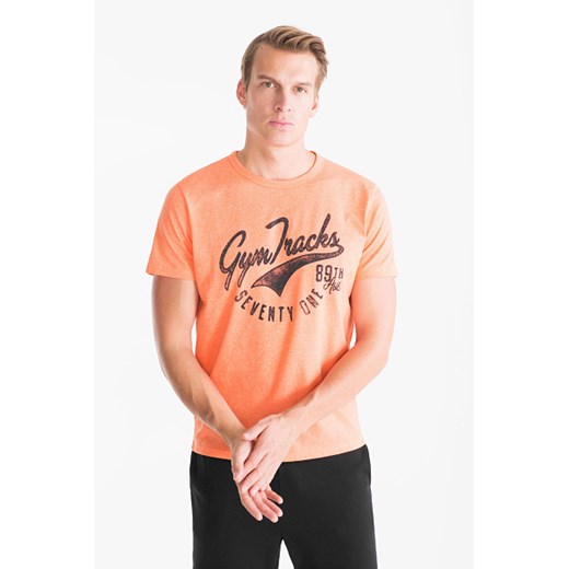 T-shirt męski Angelo Litrico wiosenny z krótkim rękawem 