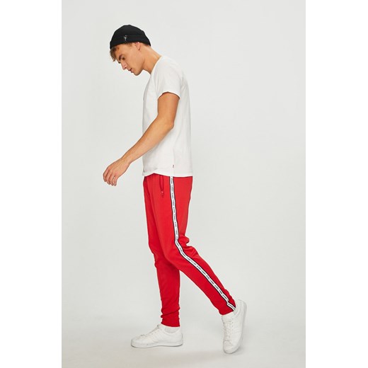 Czerwone spodnie męskie Tommy Jeans 