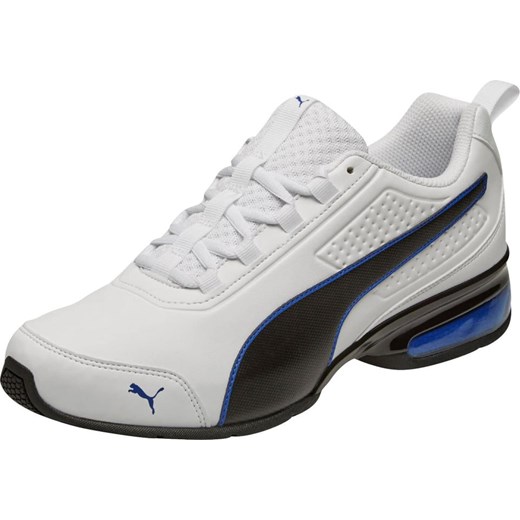 Buty sportowe męskie Puma białe wiosenne skórzane