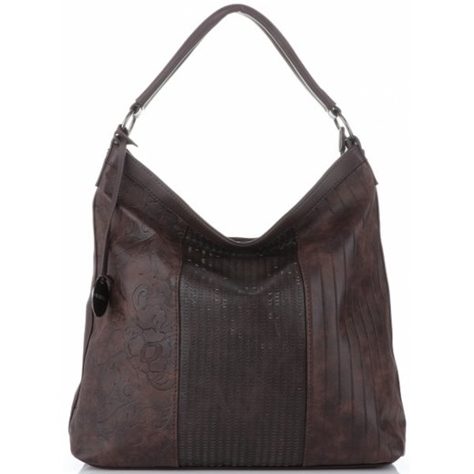 Shopper bag Diana&Co duża matowa bez dodatków casual 