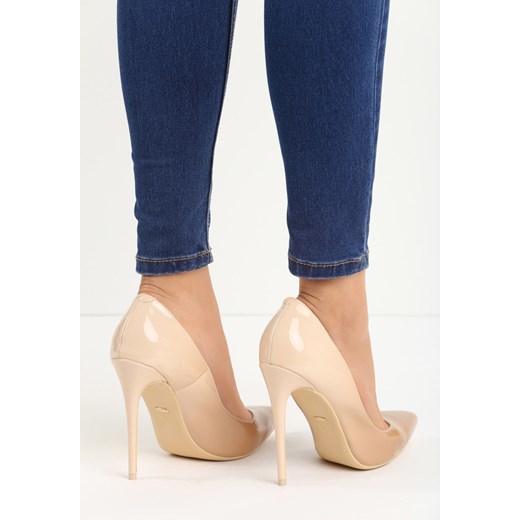 Beżowe Szpilki Ombre