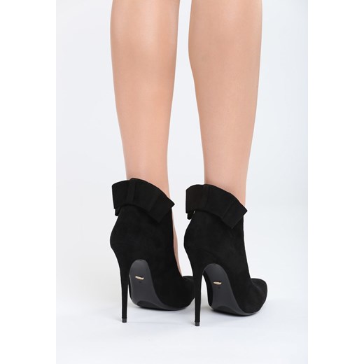 Czarne Szpilki Rosette