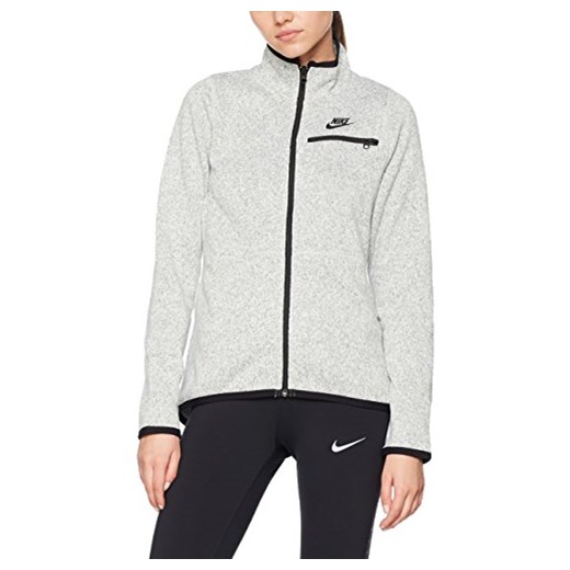 Bluza sportowa Nike na jesień szara bez wzorów 