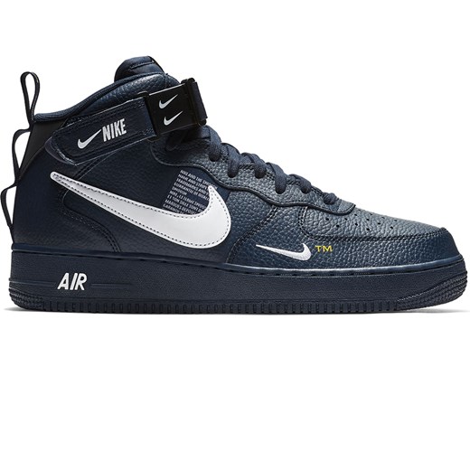 Nike buty sportowe męskie air force sznurowane niebieskie 