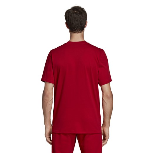 Adidas Originals koszulka sportowa czerwona z napisem 