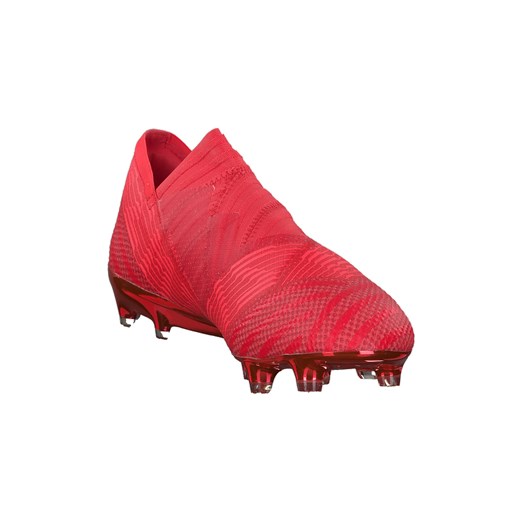 Buty sportowe męskie Adidas Performance nemeziz czerwone z gumy bez zapięcia na jesień 
