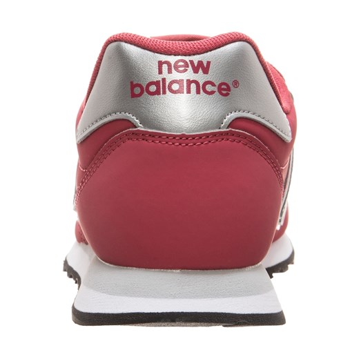 Buty sportowe damskie New Balance dla biegaczy młodzieżowe skórzane gładkie sznurowane na platformie 