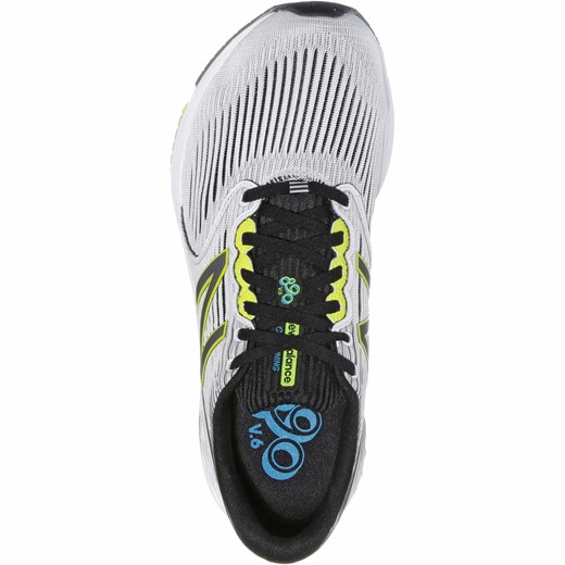 Buty sportowe męskie New Balance szare z gumy sznurowane 