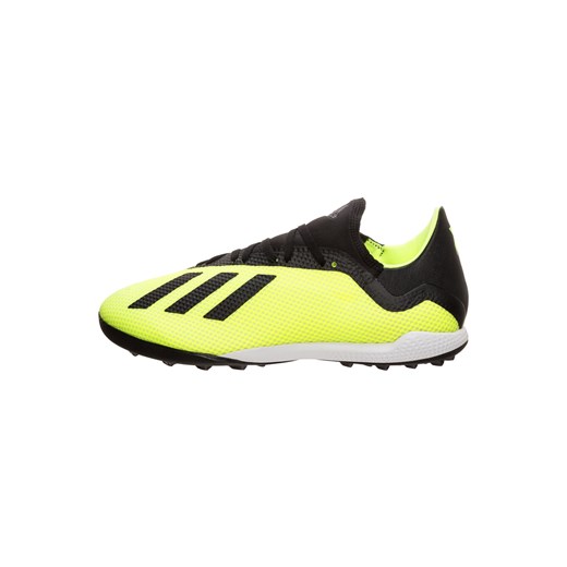 Buty sportowe męskie żółte Adidas Performance x z gumy sznurowane na jesień 