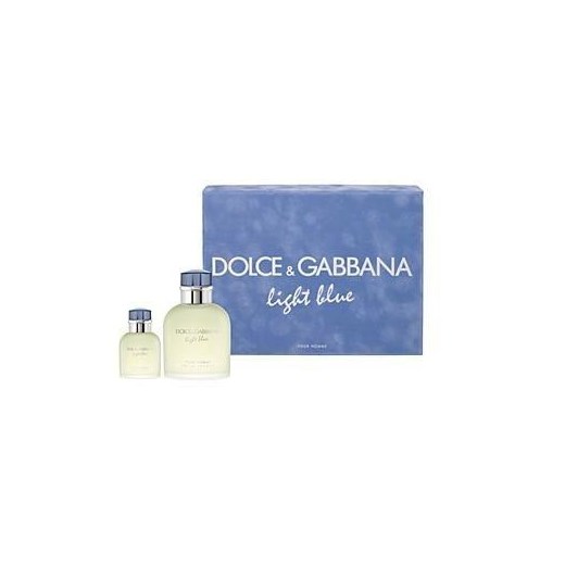 ZESTAW Dolce & Gabbana Light Blue Pour Homme woda toaletowa - perfumy męskie 125ml + EDT 40ml - 125ml 