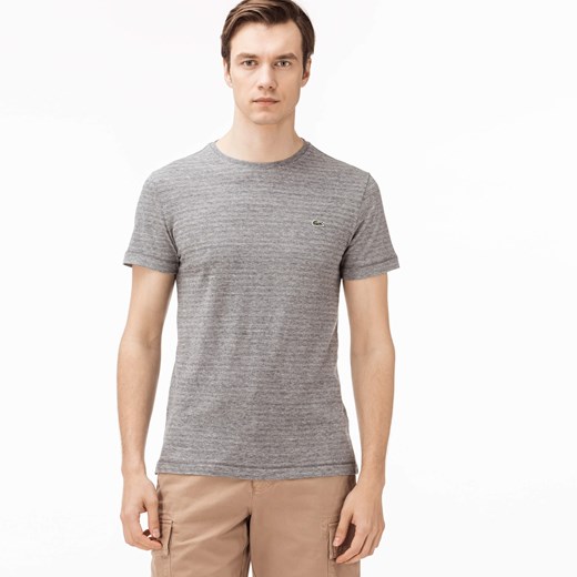 Lacoste t-shirt męski bez wzorów 