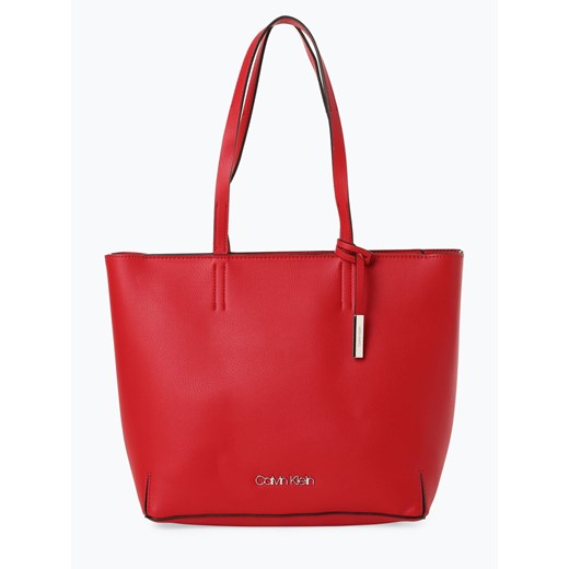 Calvin Klein - Damska torba shopper, czerwony  Calvin Klein One Size vangraaf