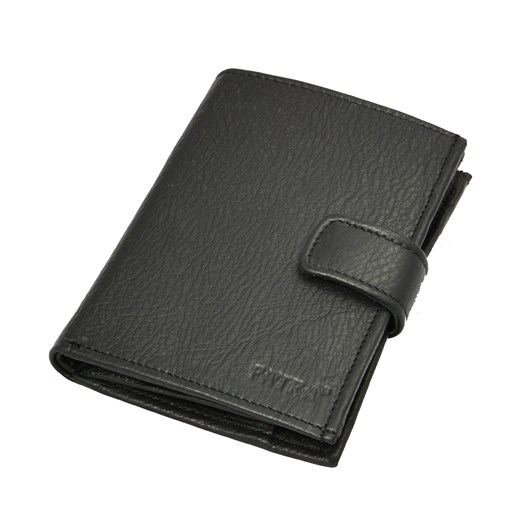 Portfel Męski Skórzany czarny Patra Oka Bags