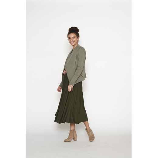PRIMA BALLERINA khaki - EDYCJA LIMITOWANA - spódnica z koła Risk Made In Warsaw M