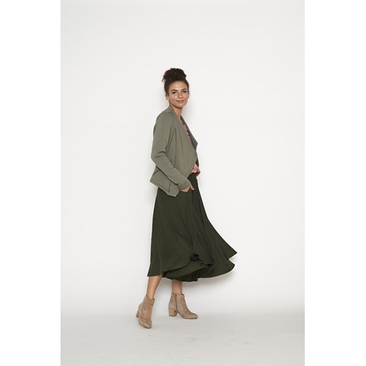 PRIMA BALLERINA khaki - EDYCJA LIMITOWANA - spódnica z koła Risk Made In Warsaw S