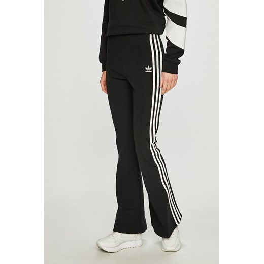 Spodnie damskie Adidas Originals bez wzorów na wiosnę 