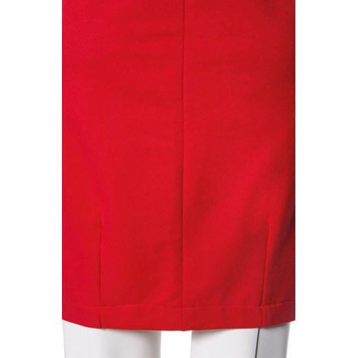 Sukienka tulipan bez wzorów midi z krótkim rękawem 