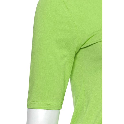 Zielona bluzka z cekinami krótki rękaw   54 Modne Duże Rozmiary