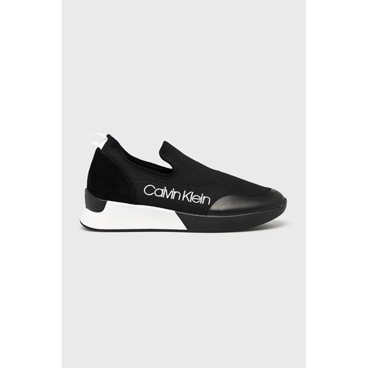 Buty sportowe damskie Calvin Klein na wiosnę wiązane czarne 