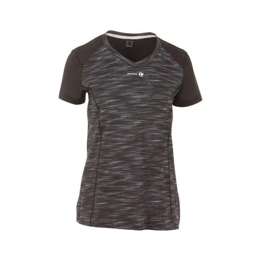 T-Shirt Soft 500 szaro-czarny