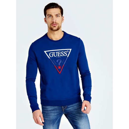 Sweter Z Trójkątnym Logo Guess  XS 