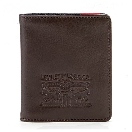 Levis Two Horse Bi-Fold Leather Wallet – Brown