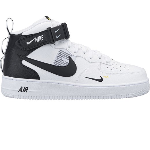 Buty sportowe męskie Nike air force młodzieżowe białe wiązane 