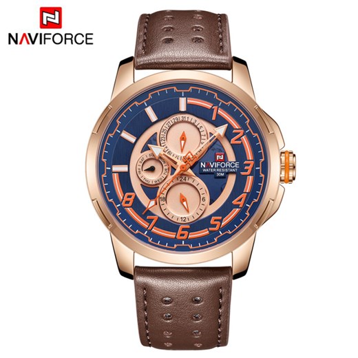 Brązowy zegarek Naviforce 