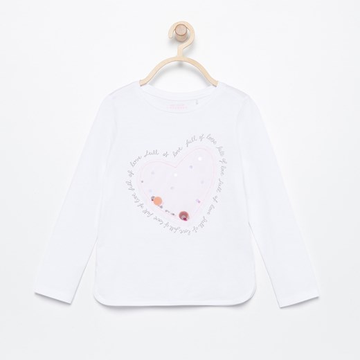 Reserved - Koszulka z sercem - Biały Reserved  116 