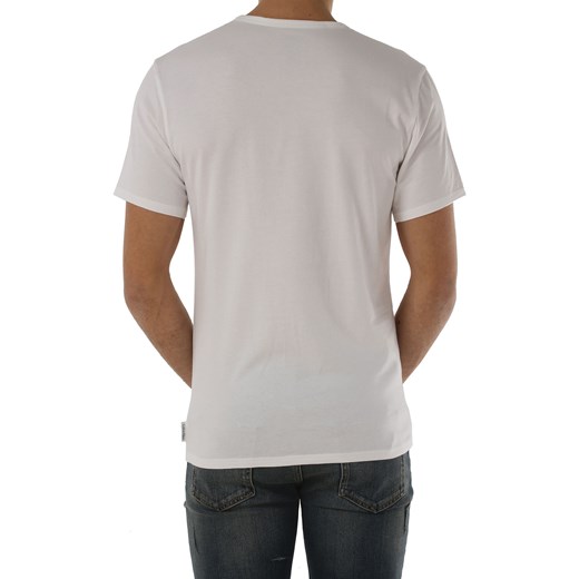 T-shirt męski Calvin Klein z krótkim rękawem szary jesienny 