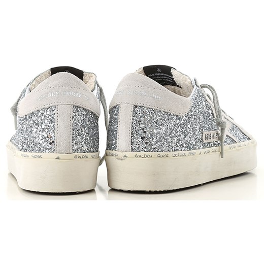 Golden Goose Trampki dla Kobiet, Srebrny, Skóra brokatowa, 2019, 36 37 38 40 Golden Goose 36 RAFFAELLO NETWORK