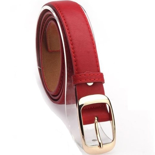 Pasek damski Classic - Czerwony Izmael.eu