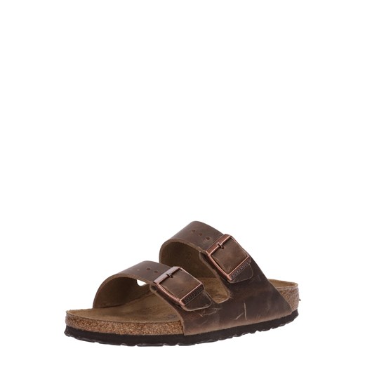 Klapki damskie Birkenstock casual na platformie bez wzorów 