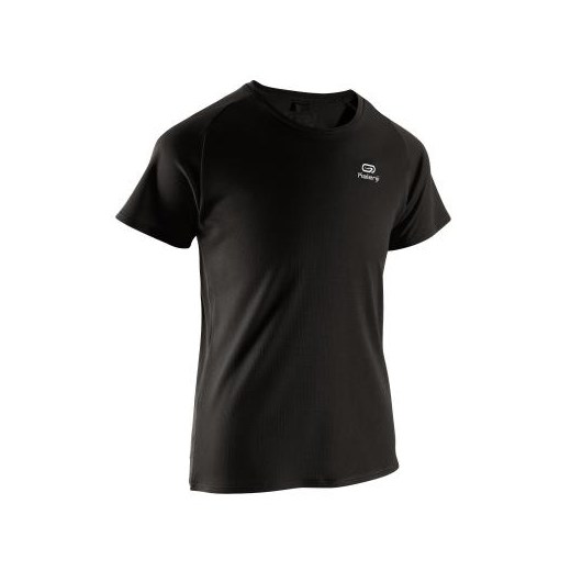 Koszulka lekkoatletyczna dla dzieci do personalizacji czarna