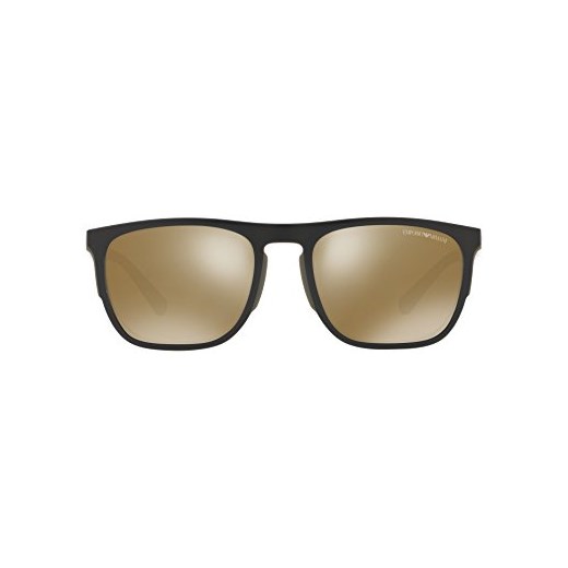 Emporio Armani Okulary przeciwsłoneczne dla mężczyzn 0ea4114 56747i, zielony (Olive/Brown Silver), 55