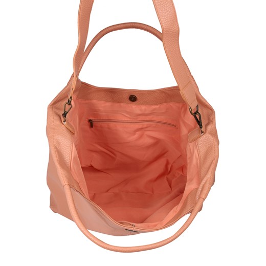 Roxy shopper bag bez dodatków matowa casual mieszcząca a8 do ręki ze skóry 