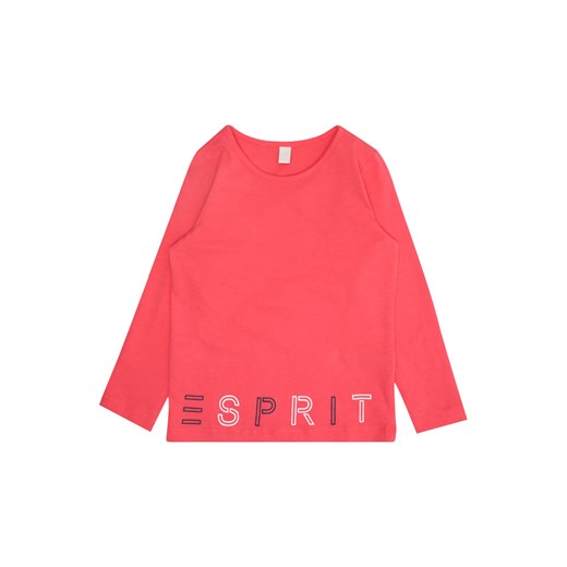 Bluzka dziewczęca różowa Esprit z napisami 